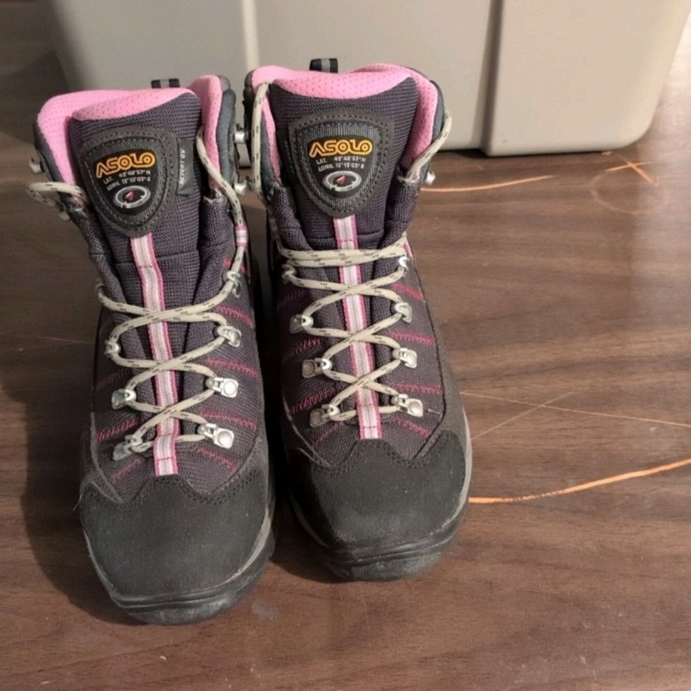 Asolo Women's Winter Boots - Black and Pink